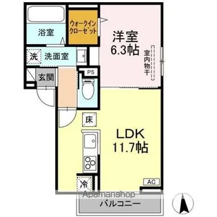 RESUA向中野 B棟【1階】の間取り