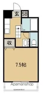 ビューテラス【5階】の間取り