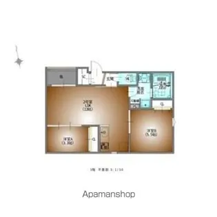 REGALEST SKY 志賀本通【1階】の間取り