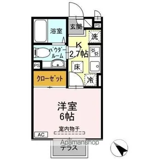 ラマージュ鎌倉【1階】の間取り
