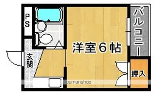 シャルム三国ヶ丘【103号室】の間取り