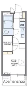レオパレスセジュール高槻【101号室】の間取り