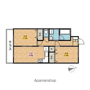 アーバニズム61【2階】の間取り