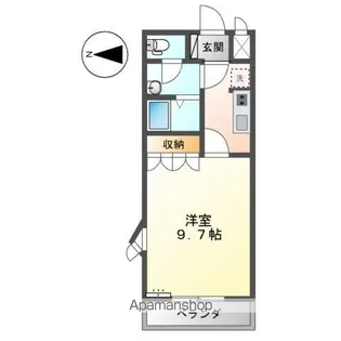 イーストリバー【1階】の間取り