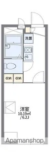 レオパレスクルー 木ノ下【207号室】の間取り