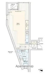 カスタリア渋谷櫻丘【4階】の間取り
