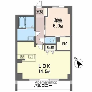 ヴィラシーンABE【8階】の間取り