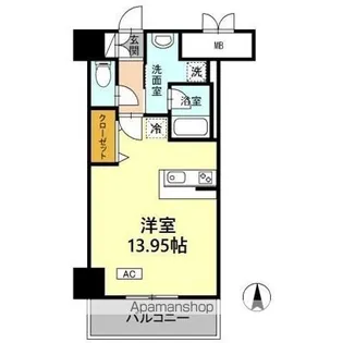 SKY GATE 主税町【6階】の間取り
