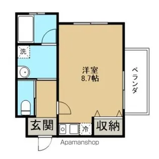 ハイツエステートⅣ【401号室】の間取り