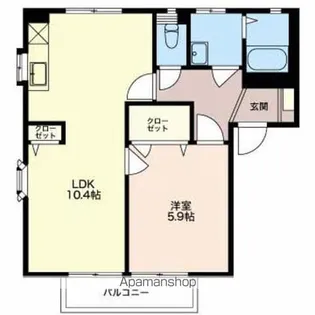 ディアスシリウス【2階】の間取り