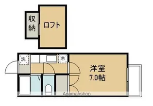 アーバンシティ堤町【202号室】の間取り
