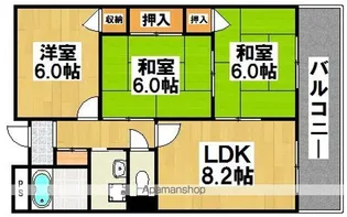 ニューメイト中百舌鳥【1階】の間取り