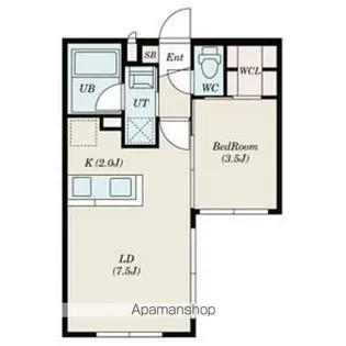 SーRESIDENCE厚別南【416号室】の間取り