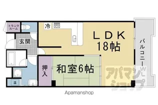 日興御所前スカイマンション【2階】の間取り