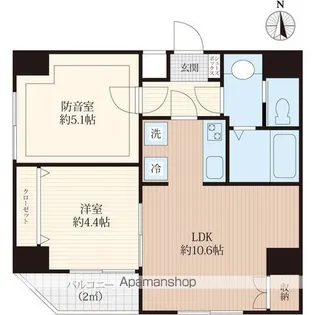 TOSCA大山【5階】の間取り