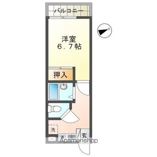 ドリームハイツ愛東 3号館【1階】の間取り