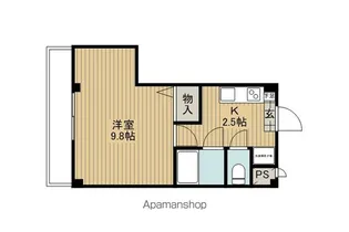 グリーンパル【304号室】の間取り