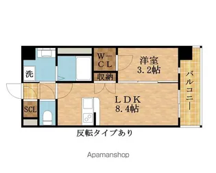 エスリードレジデンス都島NORTH【7階】の間取り