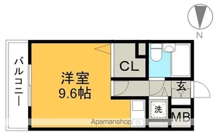 ルピナス大原町【2階】の間取り