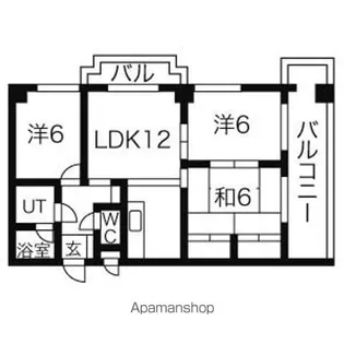 グレース川村【5階】の間取り