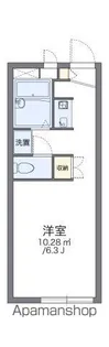 レオパレスBIGRIVER【2階】の間取り