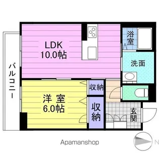 モンフルール【1階】の間取り