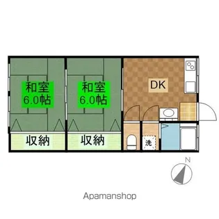 イトウハイツ【206号室】の間取り
