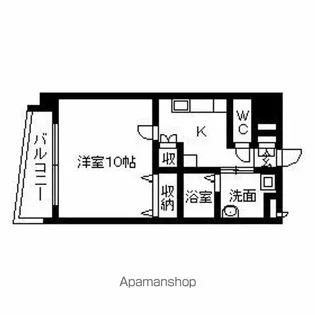 アニバーサリー第九木町通【2階】の間取り