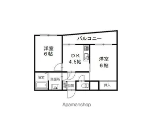メゾンドジュネス寺塚【3階】の間取り