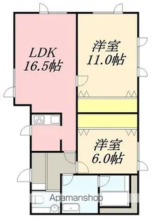 RICO RICH(リコリッチ)【515号室】の間取り