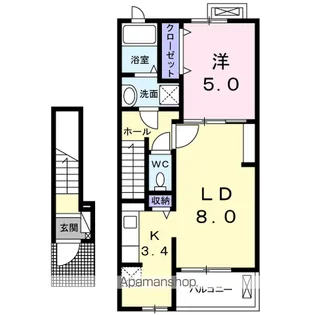 GF BASE【2階】の間取り
