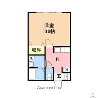 SAJAきらめき【201号室】の間取り