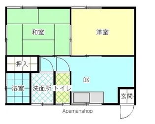 グリーンハイツ【1階】の間取り