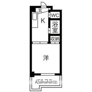 サン・ウエダビルI【2階】の間取り