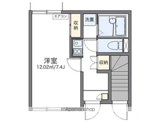 レオネクスト喜多Ⅱ【1階】の間取り