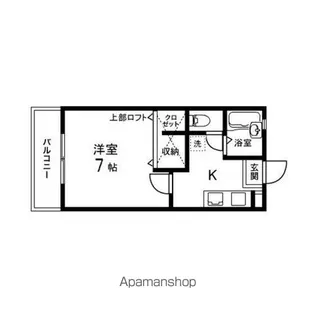 グレイスコートⅠ【106号室】の間取り