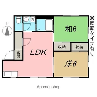 グランシャリオB【101号室】の間取り