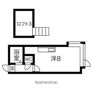 ロイヤルハイツ平岸【206号室】の間取り