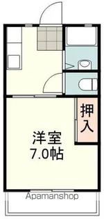 コーポサンライズ【1階】の間取り