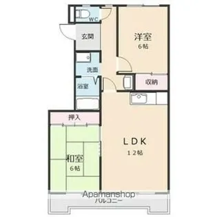 ピアシティ林【303号室】の間取り