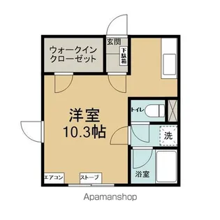 フレンドリー卸町2号館【110号室】の間取り