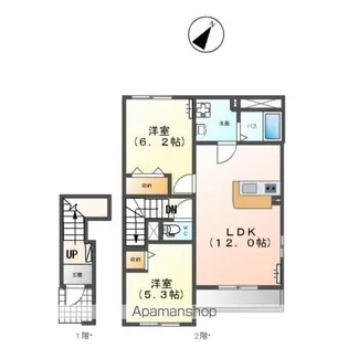 サニーテラス【2階】の間取り