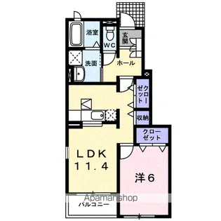 メロディ A【1階】の間取り