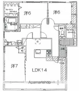 ファミーユ曙【1階】の間取り
