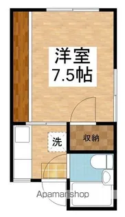 ハイツYAMASYO【1号室】の間取り