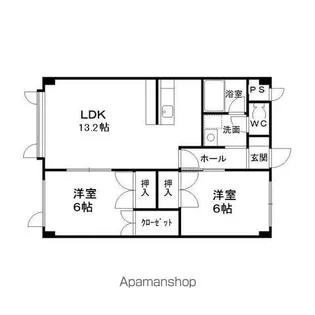 ナカシン中央ビル【407号室】の間取り