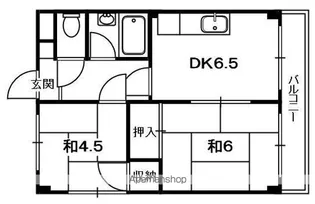 宮之阪ビル【4階】の間取り
