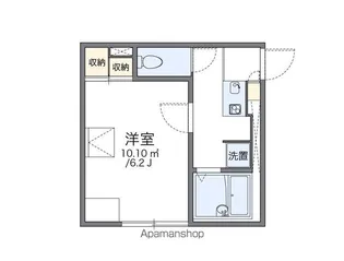 レオパレス楠3【2階】の間取り