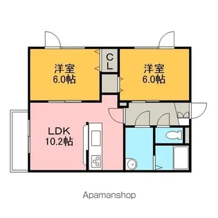 フローレンス【2階】の間取り