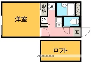レオパレス龍南【205号室】の間取り